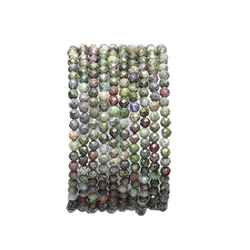 Namzi 2 Stück 2–2,5 mm geschliffene Naturstein-Perlen, grüne Perlen, handgefertigt, DIY-Armband, Halskette, Zubehör, Material, lose Perlendekoration Namzi 2 Stück 2–2,5 mm geschliffene Naturstein-Perlen, grüne Perlen, handgefertigt, DIY-Armband, Halskette, Zubehör, Material, lose Perlendekoration von Namzi