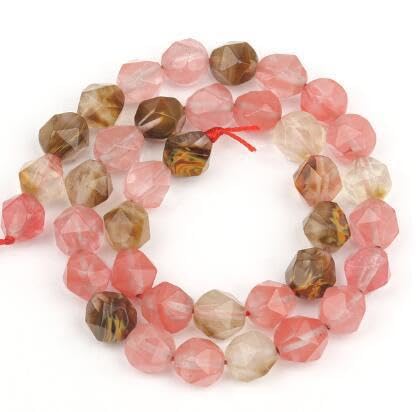 Namzi 2 Stück rosa Naturstein gemischte Dispersionsperlen rund Perlen DIY kreative handgefertigte Armbandperlen Zubehör 10 mm Namzi 2 Stück rosa Naturstein gemischte Dispersionsperlen rund Perlen DIY kreative handgefertigte Armbandperlen Zubehör 10 mm von Namzi