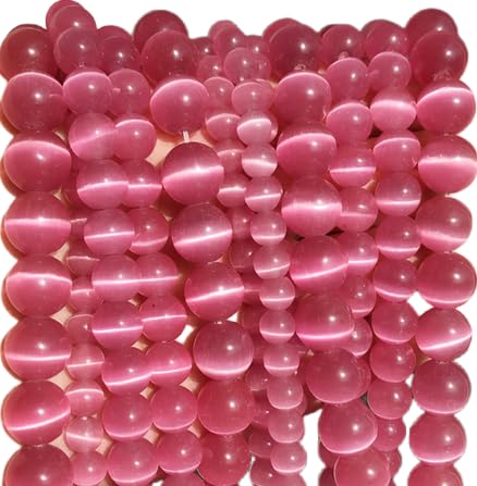 Namzi 2-teiliges Naturstein-Perlenzubehör, rosarote Natursteinperlen, lose Perlen, handgefertigt, gewebte Perlen, DIY-Zubehör, 12 mm Namzi 2-teiliges Naturstein-Perlenzubehör, rosarote Natursteinperlen, lose Perlen, handgefertigt, gewebte Perlen, DIY-Zubehör, 12 mm von Namzi