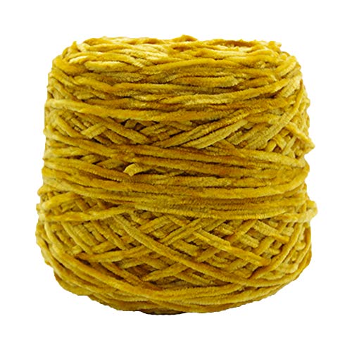Namzi 250 g Chenille-Samtgarn, Kurkuma, sperrig, vegan, weiches Garn, Samt-Strickgarn, Polyester-Mischgewebe, Baumwolle, Chenille-Garn, Handstrickgarn, Häkelgarn für Kleidung, Mütze, Schal, Decke Namzi 250 g Chenille-Samtgarn, Kurkuma, sperrig, vegan, weiches Garn, Samt-Strickgarn, Polyester-Mischgewebe, Baumwolle, Chenille-Garn, Handstrickgarn, Häkelgarn für Kleidung, Mütze, Schal, Decke von Namzi