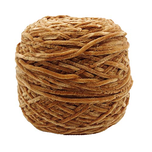 Namzi 250g Chenille Samtgarn Camel Bulky Vegan Weiches Garn Samt Strickgarn Polyester Mischbaumwolle Chenille Garn Handstrickgarn Häkelgarn für Kleidung Hut Schal Decke Namzi 250g Chenille Samtgarn Camel Bulky Vegan Weiches Garn Samt Strickgarn Polyester Mischbaumwolle Chenille Garn Handstrickgarn Häkelgarn für Kleidung Hut Schal Decke von Namzi