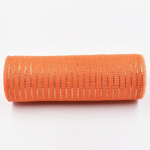 Namzi 3 Rollen dekorative Netzrollen zum Dekorieren und Basteln, orange Namzi 3 Rollen dekorative Netzrollen zum Dekorieren und Basteln, orange von Namzi