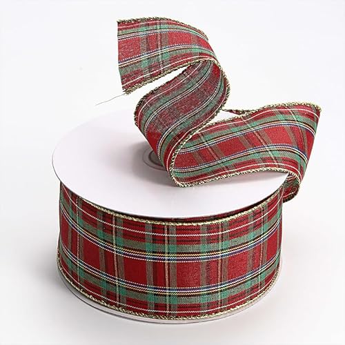 Namzi 4,5 m Weihnachtsband aus Jute, Geschenkband, Weihnachtsdekoband für Kranz, Schleife, Geschenkdekoration, Stil C von Namzi