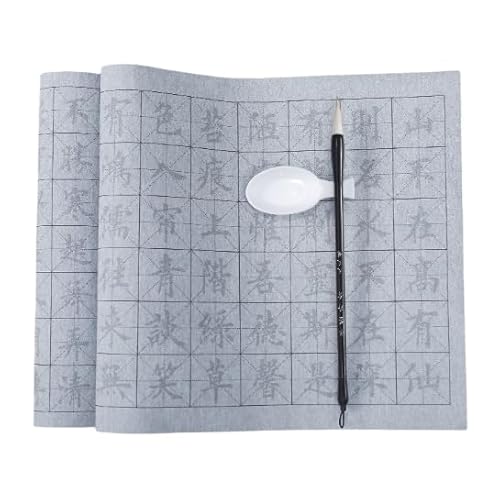 Namzi 4-teiliges Set, umweltfreundlich, wiederverwendbar, keine Tinte, chinesische Kalligraphie, Wasserschreiben, magisches Papier-Set für Anfänger, C von Namzi