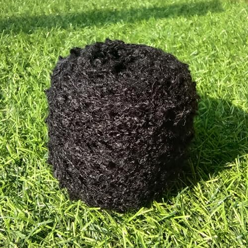 Namzi 50 g weiche Plüschwolle, Acryl, ausgefallenes Schlaufengarn für Puppenhaarherstellung, Häkeln, Stricken, Nadelfilzen, Schwarz Namzi 50 g weiche Plüschwolle, Acryl, ausgefallenes Schlaufengarn für Puppenhaarherstellung, Häkeln, Stricken, Nadelfilzen, Schwarz von Namzi