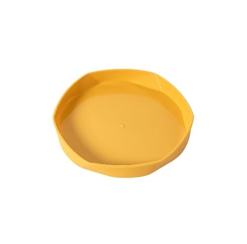 Namzi 6-teiliges Blumentopf-Tablett aus dickem Kunststoff, rund, Bodenschale, multifunktionale Farbpalette usw. Kleine Größe: 11 x 1,5 cm von Namzi