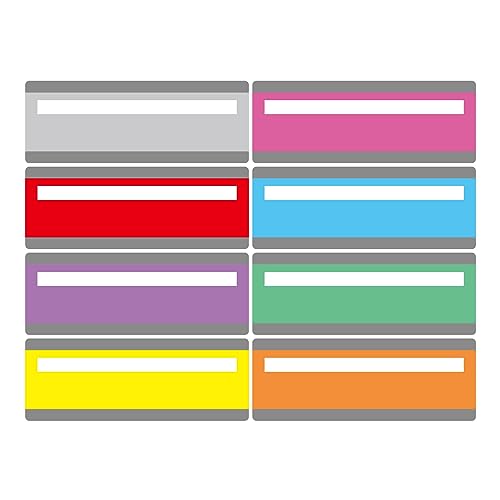 Namzi 8 farbige Kunststoffblätter, Highlight-Overlay-Lesezeichen, Lesedeckblatt, bunte Textmarker, bunte Lesezeichen, Highlighter-Streifen für Bücher, Lesehilfen für Legastheniker von Namzi