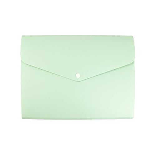 Namzi A4 Aktenordner Organ File Bag, 2 mehrschichtige horizontale tragbare Akkordeon-Ordner, Sortierdateitasche, wiederverwendbare Kunststoff-Dateitasche, für Büro, Geschäft (Grün) von Namzi