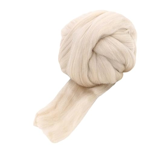 Namzi Beigefarbenes Garn, 1 Rolle zum Stricken, Häkeln, ideal für Heimdecken, Teppiche, Haustiermatten, weiches, strapazierfähiges Strickmaterial von Namzi
