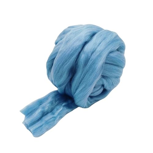 Namzi Blaues Garn, 1 Rolle zum Stricken, Häkeln, ideal für Heimdecken, Teppiche, Haustiermatten, weiches, strapazierfähiges Strickmaterial von Namzi