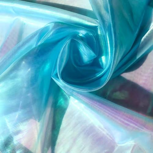 Namzi Blaues Garn, Organza-Bastelgarn für Dekoration, DIY-Projekte, 1 Rolle, farbig, für künstlerische Kreationen, Geschenkverzierungen A von Namzi