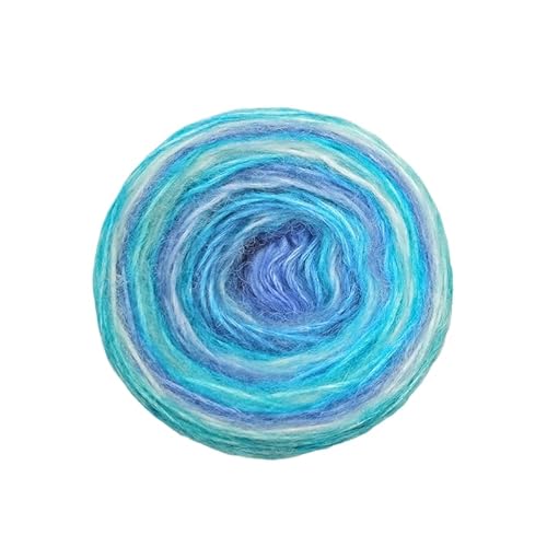 Namzi Blue Fancy Garn, 200 g, DIY-Stricken, Häkeln für handgefertigte Bastelarbeiten, Dekoration, Decken, Pads, Hüte, Schals von Namzi