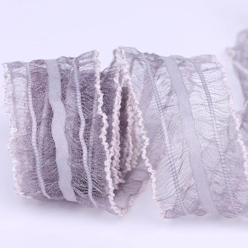 Namzi Chiffonband, 9,1 m pro Rolle, perfekt für Hochzeitseinladungen, festliche Dekoration und Geschenkverpackungen, Grau Namzi Chiffonband, 9,1 m pro Rolle, perfekt für Hochzeitseinladungen, festliche Dekoration und Geschenkverpackungen, Grau von Namzi