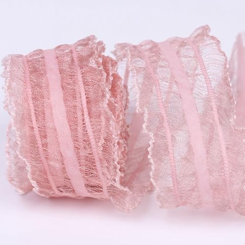 Namzi Chiffonband, 9,1 m pro Rolle, perfekt für Hochzeitseinladungen, festliche Dekoration und Geschenkverpackungen, Pink A Namzi Chiffonband, 9,1 m pro Rolle, perfekt für Hochzeitseinladungen, festliche Dekoration und Geschenkverpackungen, Pink A von Namzi