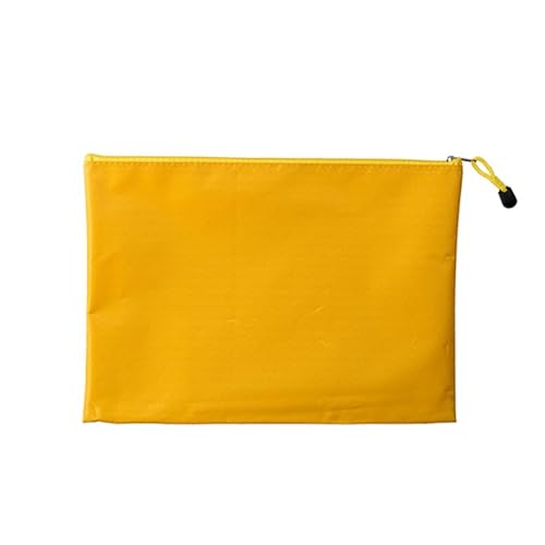 Namzi Dokumententaschen mit Reißverschluss, A4, wasserdicht, Fußball-Muster, 33,5 x 23,9 cm, Gelb, 10 Stück Namzi Dokumententaschen mit Reißverschluss, A4, wasserdicht, Fußball-Muster, 33,5 x 23,9 cm, Gelb, 10 Stück von Namzi