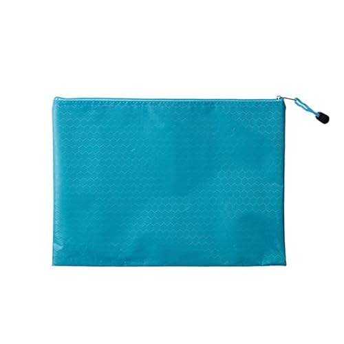 Namzi Dokumententaschen mit Reißverschluss, A5, wasserdicht, Fußball-Muster, 22,9 x 17,8 cm, Blau, 6 Stück von Namzi