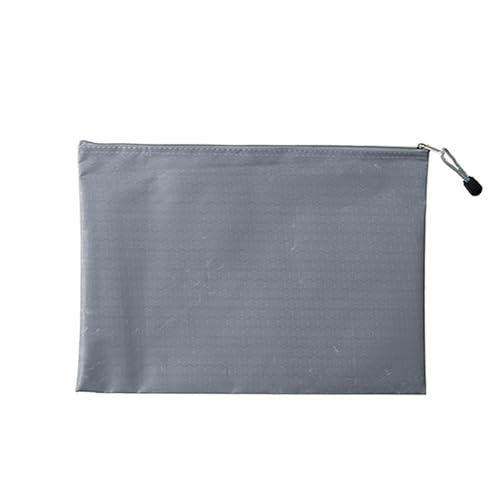 Namzi Dokumententaschen mit Reißverschluss, A6, wasserdicht, Fußball-Muster, 22,9 x 11,4 cm, Grau, 10 Stück Namzi Dokumententaschen mit Reißverschluss, A6, wasserdicht, Fußball-Muster, 22,9 x 11,4 cm, Grau, 10 Stück von Namzi