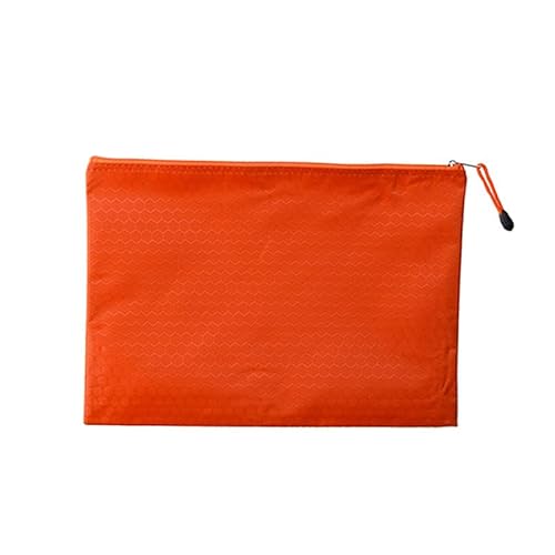 Namzi Dokumententaschen mit Reißverschluss, A6, wasserdicht, Fußball-Muster, 22,9 x 11,4 cm, Orange, 10 Stück Namzi Dokumententaschen mit Reißverschluss, A6, wasserdicht, Fußball-Muster, 22,9 x 11,4 cm, Orange, 10 Stück von Namzi