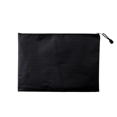 Namzi Dokumententaschen mit Reißverschluss, A6, wasserdicht, Fußball-Muster, 22,9 x 11,4 cm, Schwarz, 3 Stück Namzi Dokumententaschen mit Reißverschluss, A6, wasserdicht, Fußball-Muster, 22,9 x 11,4 cm, Schwarz, 3 Stück von Namzi