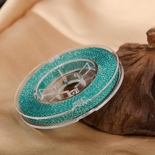 Namzi Dünnes Garn mit Gold und Silber, 1 Rolle, DIY-Schmuck, Basteln, Häkeln, Dekoration, handgefertigte Akzente, funkelnder Faden (B21) von Namzi