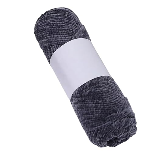 Namzi Dunkelgraues Garn, 300 g, zum Stricken, Häkeln, ideal für Heimdecken, Teppiche, Haustiermatten, glatt, praktisch von Namzi