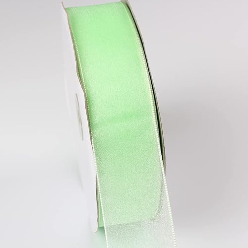 Namzi Durchsichtiges Organzaband für Geschenkverpackungen, Party-Dekoration, 0,6 cm, 91,4 m/Rolle, A21 Namzi Durchsichtiges Organzaband für Geschenkverpackungen, Party-Dekoration, 0,6 cm, 91,4 m/Rolle, A21 von Namzi