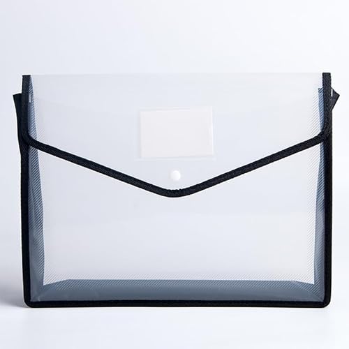 Namzi Fächermappe, Dokumenten-Organizer mit Knopf, wasserdicht, transparent, Brief-A4, erweiterbarer Aktenordner für Zuhause, Büro, Organisation, 10 Stück Namzi Fächermappe, Dokumenten-Organizer mit Knopf, wasserdicht, transparent, Brief-A4, erweiterbarer Aktenordner für Zuhause, Büro, Organisation, 10 Stück von Namzi