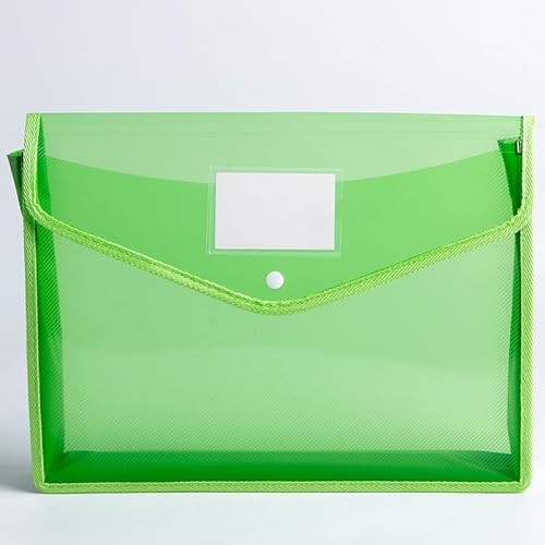 Namzi Fächermappe, Dokumenten-Organizer mit Knopf, wasserdicht, transparent, Brief-A4-Format, erweiterbarer Aktenordner für Zuhause, Büro, Organisation, 10 Stück B Namzi Fächermappe, Dokumenten-Organizer mit Knopf, wasserdicht, transparent, Brief-A4-Format, erweiterbarer Aktenordner für Zuhause, Büro, Organisation, 10 Stück B von Namzi
