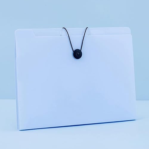 Namzi Fächermappe mit 5 Fächern, A4-Größe, Akkordeon-Aktenordner, niedlicher Papier-Organizer, tragbarer Dokumenten-Organizer für Zuhause, Uni, Schule, Büro, Blau, 2 Stück Namzi Fächermappe mit 5 Fächern, A4-Größe, Akkordeon-Aktenordner, niedlicher Papier-Organizer, tragbarer Dokumenten-Organizer für Zuhause, Uni, Schule, Büro, Blau, 2 Stück von Namzi
