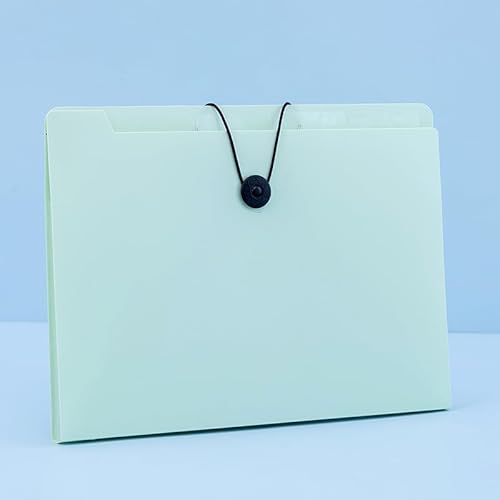 Namzi Fächermappe mit 5 Fächern, A4-Größe, Akkordeon-Aktenordner, niedlicher Papier-Organizer, tragbarer Dokumenten-Organizer für Zuhause, Uni, Schule, Büro, Grün, 2 Stück Namzi Fächermappe mit 5 Fächern, A4-Größe, Akkordeon-Aktenordner, niedlicher Papier-Organizer, tragbarer Dokumenten-Organizer für Zuhause, Uni, Schule, Büro, Grün, 2 Stück von Namzi