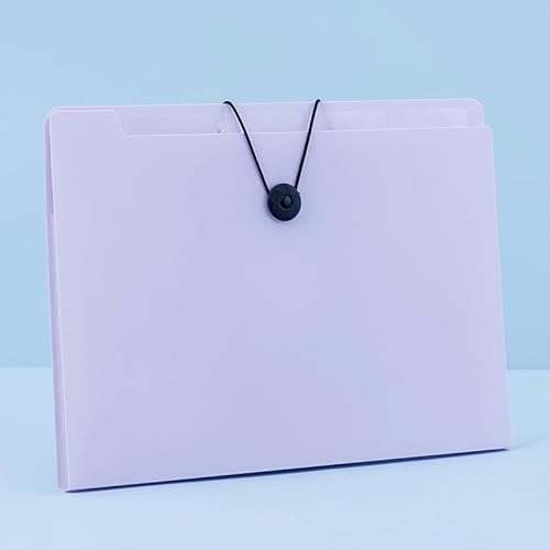 Namzi Fächermappe mit 5 Fächern, A4-Größe, Akkordeon-Aktenordner, niedlicher Papier-Organizer, tragbarer Dokumenten-Organizer für Zuhause, Uni, Schule, Bürobedarf, Lila, 2 Stück Namzi Fächermappe mit 5 Fächern, A4-Größe, Akkordeon-Aktenordner, niedlicher Papier-Organizer, tragbarer Dokumenten-Organizer für Zuhause, Uni, Schule, Bürobedarf, Lila, 2 Stück von Namzi