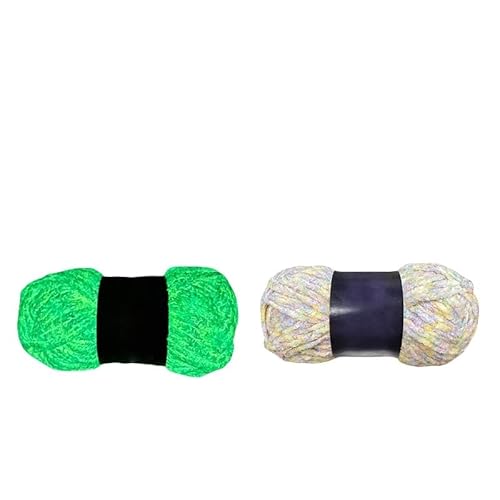 Namzi Garn in mehreren Farben, 200 g, leuchtet im Dunkeln, für Heimwerker, Stricken, Basteln, dekoratives Leuchtgarn von Namzi