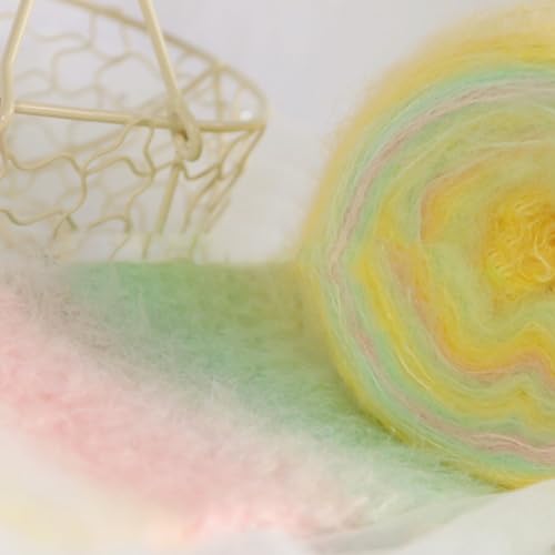 Namzi Garnknäuel, Acryl-Dacron-Mischgarn, Farbverlauf, mehrfarbig zum Stricken und Häkeln, ideal für Handwerk, DIY-Projekte, hochwertige Wolle (49) von Namzi