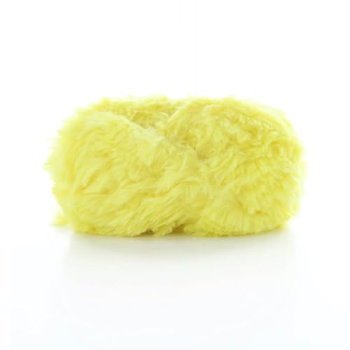 Namzi Gelber Garnknäuel, Acryl-Dacron-Mischung, grobes Fell inspiriertes Garn zum Stricken, Häkeln, Basteln, DIY-Geschenke, Premium-Qualität von Namzi