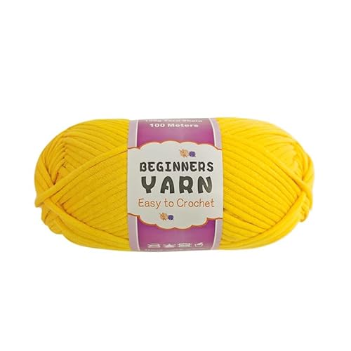 Namzi Gelbes Garn, 50 g, Stricken, Häkelzubehör für Zuhause, Decken, Teppiche, Haustiermatten, Garn zum Basteln von Namzi