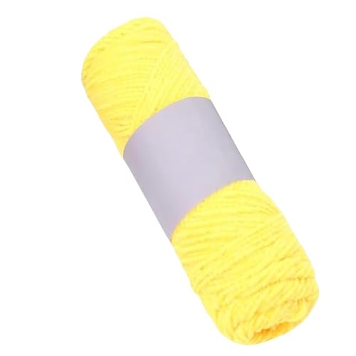 Namzi Gelbes Garn, 75 g, zum Stricken, Häkeln, ideal für Heimdecken, Teppiche, Haustiermatten, glatt, praktisch von Namzi