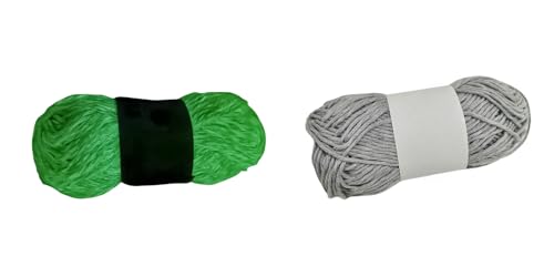 Namzi Graues leuchtendes Garn, 50 g, DIY-Strickdekoration, leuchtet im Dunkeln, Garn für Handarbeit von Namzi