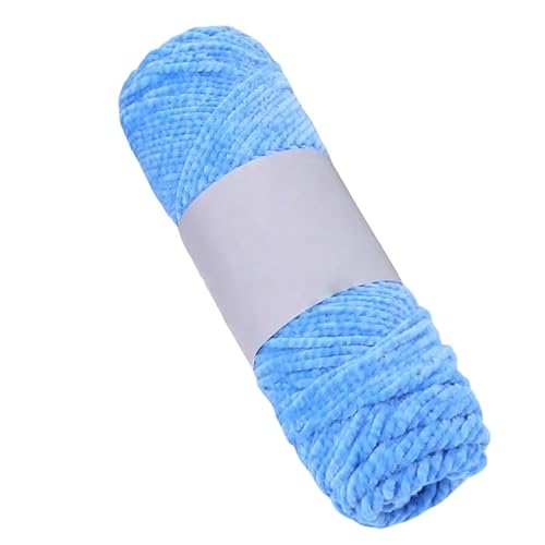 Namzi Hellblaues Garn, 150 g, zum Stricken, Häkeln, ideal für Heimdecken, Teppiche, Haustiermatten, glatt, praktisch von Namzi
