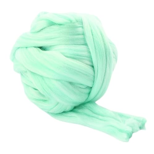 Namzi Hellgrünes Garn, 1 Rolle zum Stricken, Häkeln, ideal für Heimdecken, Teppiche, Haustiermatten, weiches, strapazierfähiges Strickmaterial Namzi Hellgrünes Garn, 1 Rolle zum Stricken, Häkeln, ideal für Heimdecken, Teppiche, Haustiermatten, weiches, strapazierfähiges Strickmaterial von Namzi