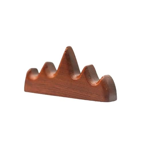 Namzi Kalligraphie-Stifthalter, chinesische Schreibpinselablage, Catalpa-Holzregal für Bastelkissen, Dip-Stift, Farbe, nasse Pinsel, Montain-Stil, 4 Fächer, Braun, 2 Stück Namzi Kalligraphie-Stifthalter, chinesische Schreibpinselablage, Catalpa-Holzregal für Bastelkissen, Dip-Stift, Farbe, nasse Pinsel, Montain-Stil, 4 Fächer, Braun, 2 Stück von Namzi