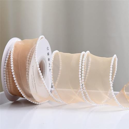 Namzi Khaki Crowtail Garn, 1 Rolle Bänder mit Perlenrändern, für DIY Schleifen, Haarschmuck, Urlaubsdekoration, Bastelmaterialien Namzi Khaki Crowtail Garn, 1 Rolle Bänder mit Perlenrändern, für DIY Schleifen, Haarschmuck, Urlaubsdekoration, Bastelmaterialien von Namzi