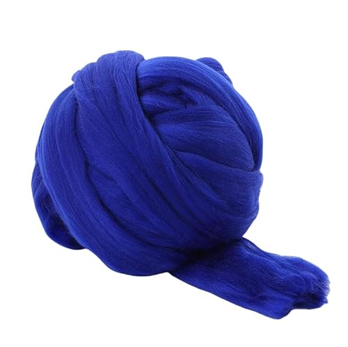 Namzi Königsblaues Garn, 1 Rolle zum Stricken, Häkeln, ideal für Heimdecken, Teppiche, Haustiermatten, weiches, strapazierfähiges Strickmaterial von Namzi