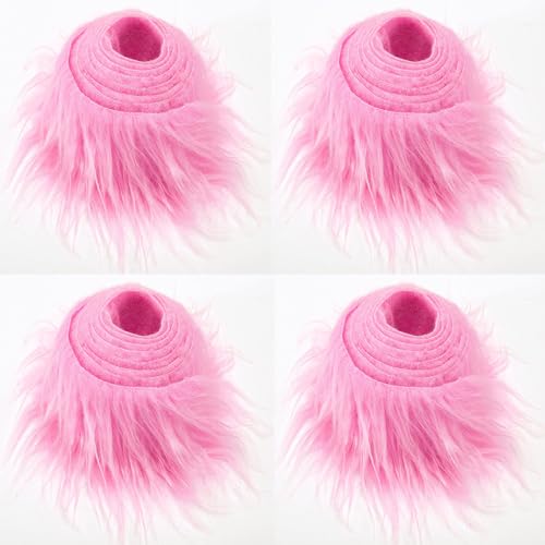 Namzi Kunstfell-Seidenband, Rosa, 4 Stück, Verzierungen, weiches Seidensatinband zum Basteln, Dekor, Satin für Bastelarbeiten, Dekoration, DIY-Projekte Namzi Kunstfell-Seidenband, Rosa, 4 Stück, Verzierungen, weiches Seidensatinband zum Basteln, Dekor, Satin für Bastelarbeiten, Dekoration, DIY-Projekte von Namzi