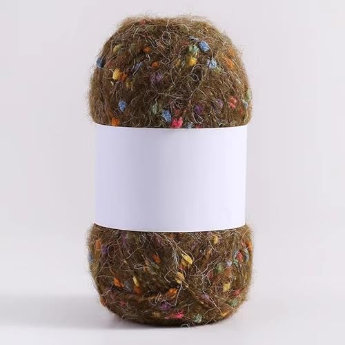Namzi Mohair-Garne mit bunten Punkten, weiches Garn, handgestrickt, gehäkelt, gewebt, für Schal, Schal, Handwerk, 50 g von Namzi