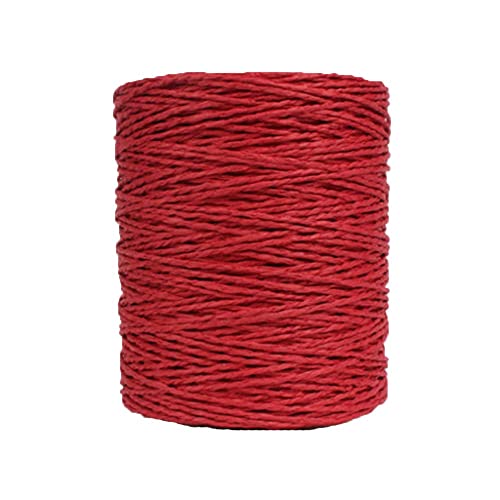 Namzi Natürliches Baumwollgarn, rotes Häkelgarn, Sommer-Sonnenhutgarn, Strandtaschengarn, Häkelgarn, Strohstrickgarn, Strickmaterialien, 280 m Namzi Natürliches Baumwollgarn, rotes Häkelgarn, Sommer-Sonnenhutgarn, Strandtaschengarn, Häkelgarn, Strohstrickgarn, Strickmaterialien, 280 m von Namzi