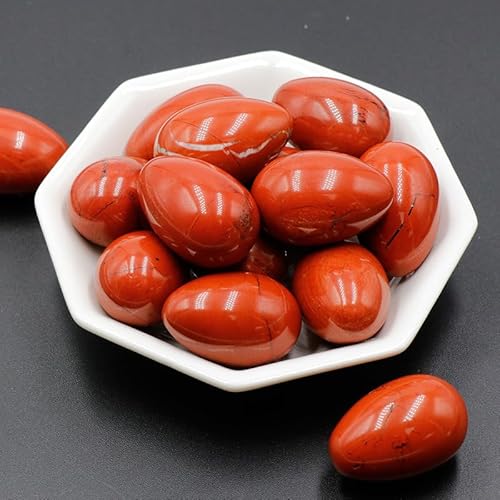 Namzi Ostereier aus natürlichem rotem Stein, 30 mm, nicht porös, Naturstein, Dekoration, DIY, handgefertigtes dekoratives Zubehör, 10 Stück Namzi Ostereier aus natürlichem rotem Stein, 30 mm, nicht porös, Naturstein, Dekoration, DIY, handgefertigtes dekoratives Zubehör, 10 Stück von Namzi