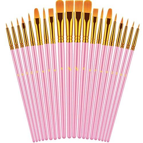 Namzi Pinsel-Set, 20-teilig, Pinsel für Acrylmalerei, Öl-, Aquarell-, Acryl-Pinsel, Künstlerpinsel für Körper, Gesicht, Felsen, Leinwand, Kinder und Erwachsene, Zeichnen, Kunst, Bastelbedarf, Rouge Namzi Pinsel-Set, 20-teilig, Pinsel für Acrylmalerei, Öl-, Aquarell-, Acryl-Pinsel, Künstlerpinsel für Körper, Gesicht, Felsen, Leinwand, Kinder und Erwachsene, Zeichnen, Kunst, Bastelbedarf, Rouge von Namzi