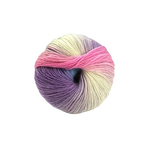 Namzi Regenbogen-Garn, weich, 100 % Wolle, Farbverlauf, mehrfarbig, zum Häkeln, Stricken, Gesamtlänge 180 m × 2,392 m, 100 g, 2 Stück Namzi Regenbogen-Garn, weich, 100 % Wolle, Farbverlauf, mehrfarbig, zum Häkeln, Stricken, Gesamtlänge 180 m × 2,392 m, 100 g, 2 Stück von Namzi