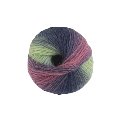 Namzi Regenbogen-Garn, weich, 100 % Wolle, Farbverlauf, mehrfarbiges Garn zum Häkeln, Stricken, Gesamtlänge 180 m × 4,784 m, 200 g, 4 Stück Namzi Regenbogen-Garn, weich, 100 % Wolle, Farbverlauf, mehrfarbiges Garn zum Häkeln, Stricken, Gesamtlänge 180 m × 4,784 m, 200 g, 4 Stück von Namzi