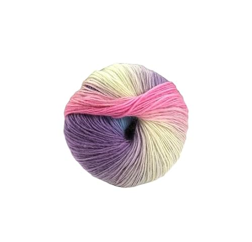 Namzi Regenbogen-Garn, weich, 100 % Wolle, Farbverlauf, mehrfarbiges Garn zum Häkeln, Stricken, Gesamtlänge 180 m × 4,784 m, 200 g, 4 Stück Namzi Regenbogen-Garn, weich, 100 % Wolle, Farbverlauf, mehrfarbiges Garn zum Häkeln, Stricken, Gesamtlänge 180 m × 4,784 m, 200 g, 4 Stück von Namzi
